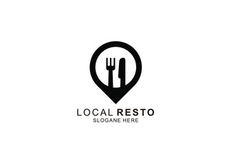 simple icon local restaurant Logo Template Design inspiration