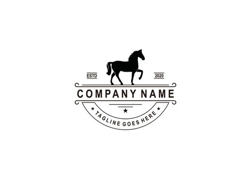  Retro Vintage Cattle / Beef Emblem Label Logo Design And Horse Symbol Inspiration