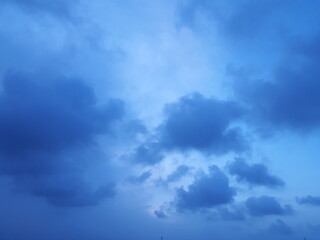 blue sky with clouds