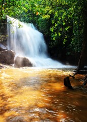 waterfall in the woods