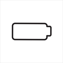 Battery icon vector