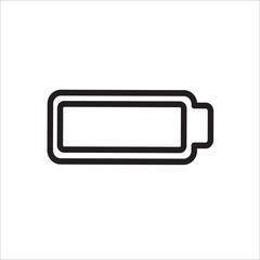 Battery icon vector