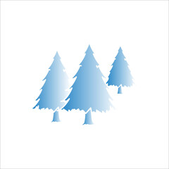 Fir icon vector