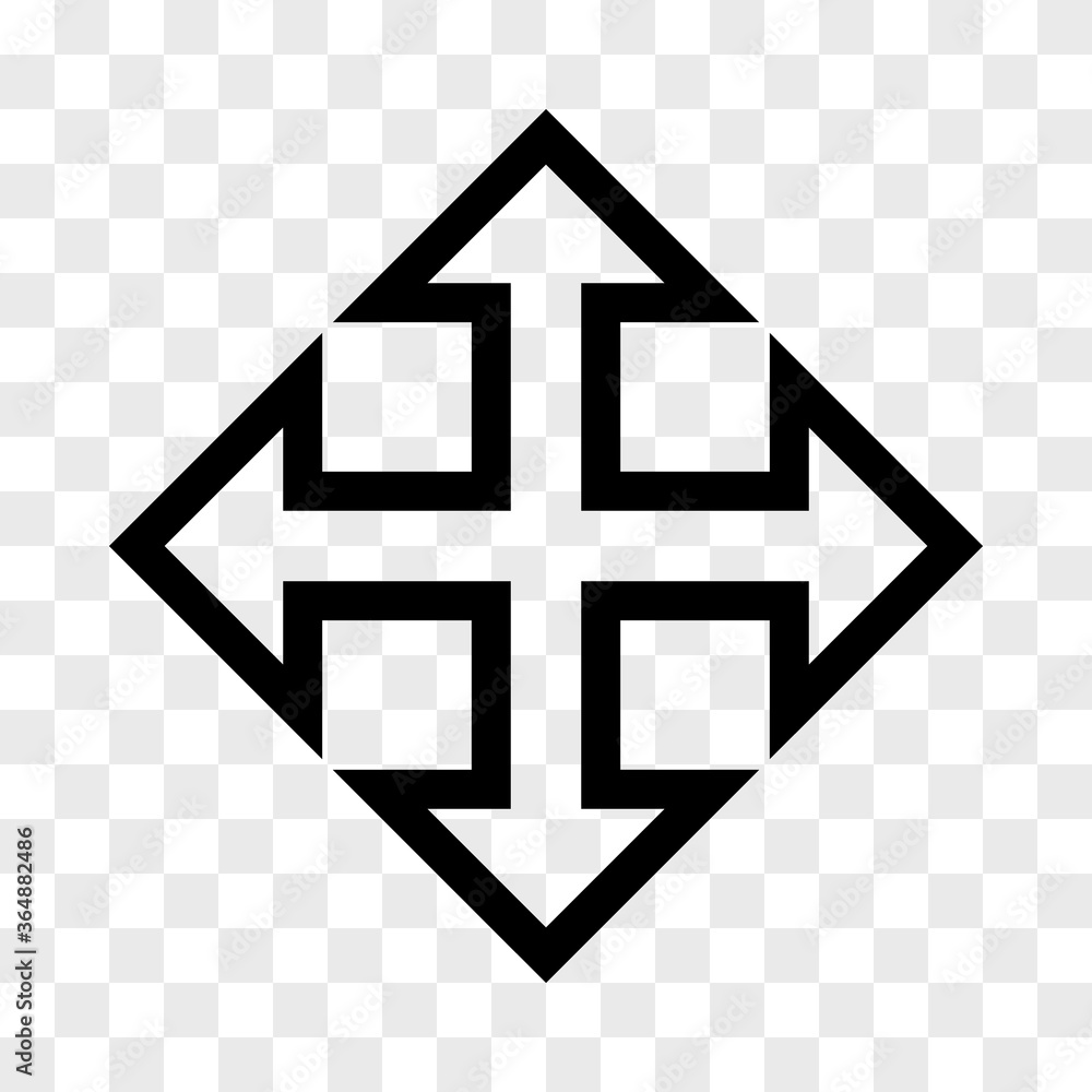 Poster arrow pointer internet cursor icon in checkerboard bg v10. internet flat icon symbol for application