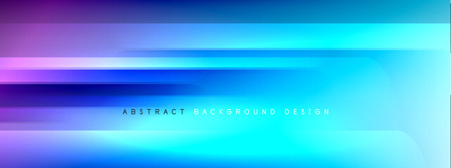 Motion concept neon shiny lines on liquid color gradients abstract backgrounds. Dynamic shadows and lights templates for text