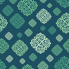 Ornamental seamless repeating pattern