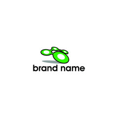 Logo Three Green Holes, Logo with the concept of green holes that are interrelated