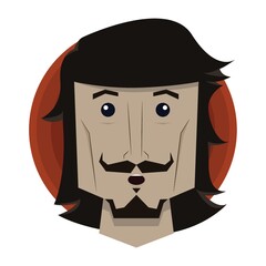 man with shocked expression