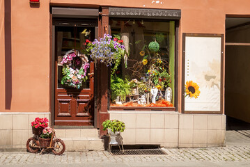 Fototapeta na wymiar Colorful flower shop