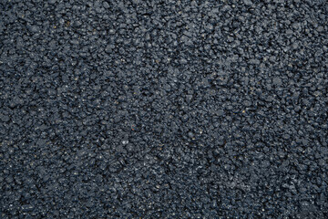 New asphalt. Textured, background. Flat lay. Close up