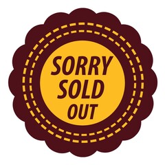 sorry sold out label