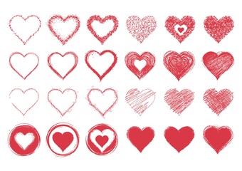 collection of heart designs