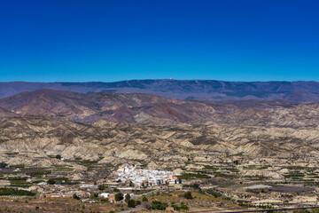 Huecija in La Alpujarra Granadina, Sierra Nevada, Spain.