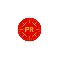 PR abstract minimal icon