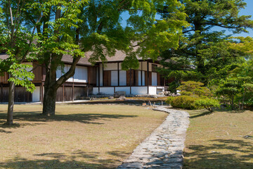 Katsura Imperial Villa (Katsura Rikyu) in Kyoto, Japan. It is one of the finest examples of Japanese architecture and garden design and founded in 1645.