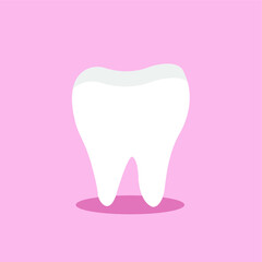 Set Cute Tooth Emoji Emoticons