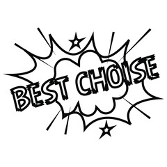 Best choice icon vector illustration