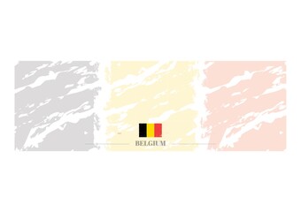 belgium flag poster