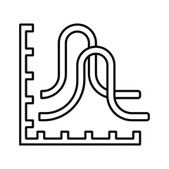 Bar Graph Icon vector illustration