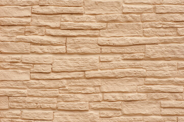 Close up stone wall.
Beige stone wall, stone texture.