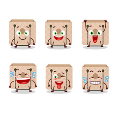Cartoon character of women sling bag with smile expression