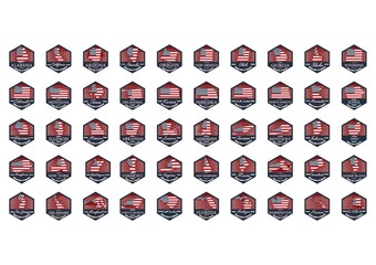 set of usa states labels