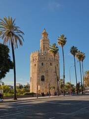 Fototapeta na wymiar Monument in Seville, Spai