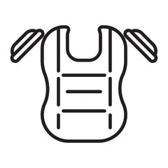 american football player padding