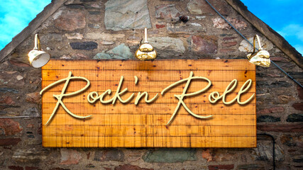 Street Sign to Rockn Roll