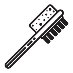 shower foot scrub brush
