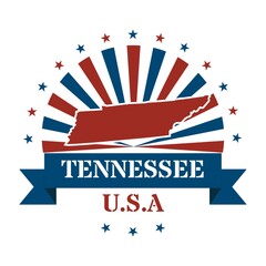 tennessee state map label
