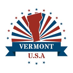 vermont state map label