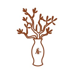 Fototapeta premium flower vase