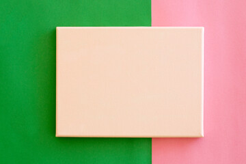 Background for text, advertisement, note, book, attention board in green and pink colors