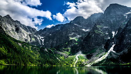 Sea eye in Tatra mountains