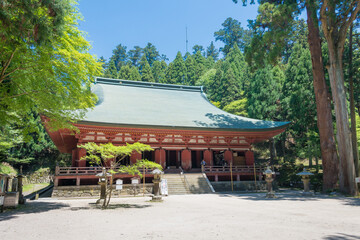 Saito Area at Enryakuji Temple in Otsu, Shiga, Japan. It is part of the UNESCO World Heritage Site...