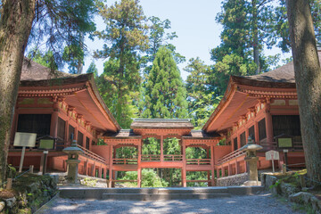 Saito Area at Enryakuji Temple in Otsu, Shiga, Japan. It is part of the UNESCO World Heritage Site...