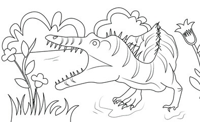 allosaurus dinosaur roaring to hunt more dinosaurs education learning