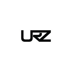 urz letter original monogram logo design