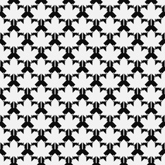 Seamless geometric patterns with with maple leafs