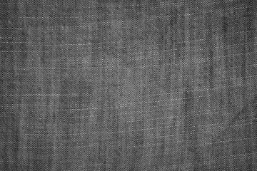 Fototapeta premium Black jeans texture or background with visible fibers 
