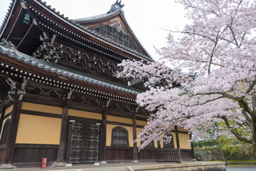 Nanzen-ji Temple in Kyoto, Japan. Emperor Kameyama established it in 1291 on the site of his previous detached palace.