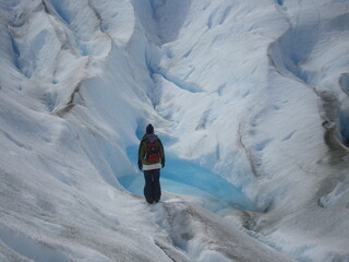 Caminata en el glaciar
