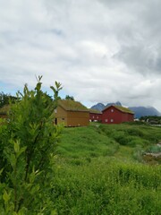 Fototapeta na wymiar Kjerringøy Historic Trading Post Bodø Northern Norway