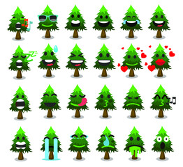 Pine tree icons