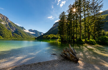 Raibler See Predilsee Lago del Predil Lât di Rabil Rabeljsko jezero Raibl Seebachtal Tarvisio...