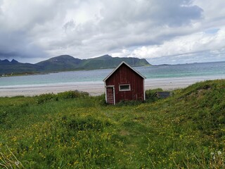 Lofoten Ramberg Beach Flakstad Scenic Northern Norway