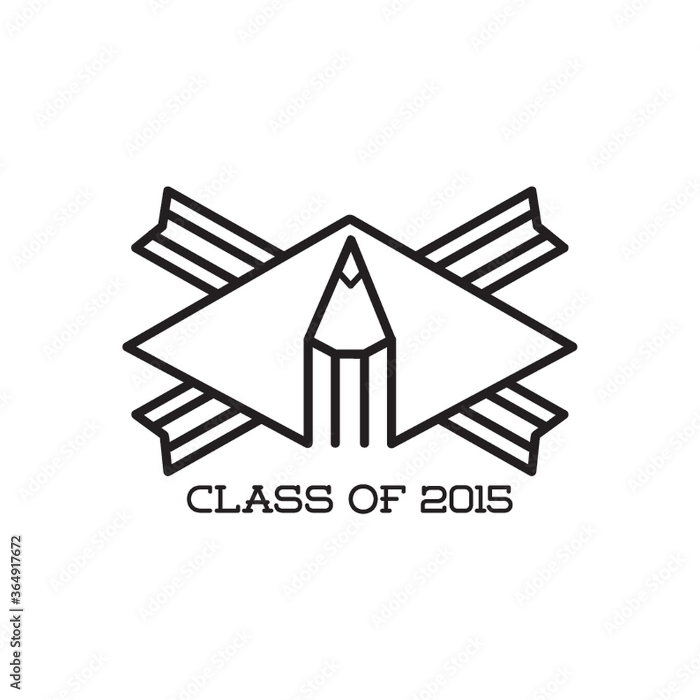 Wall mural graduation label