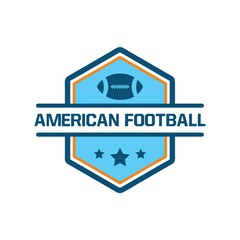 american football label