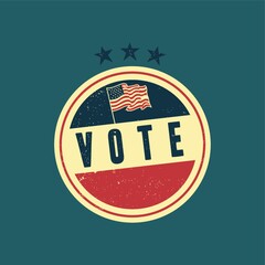 election vote badge